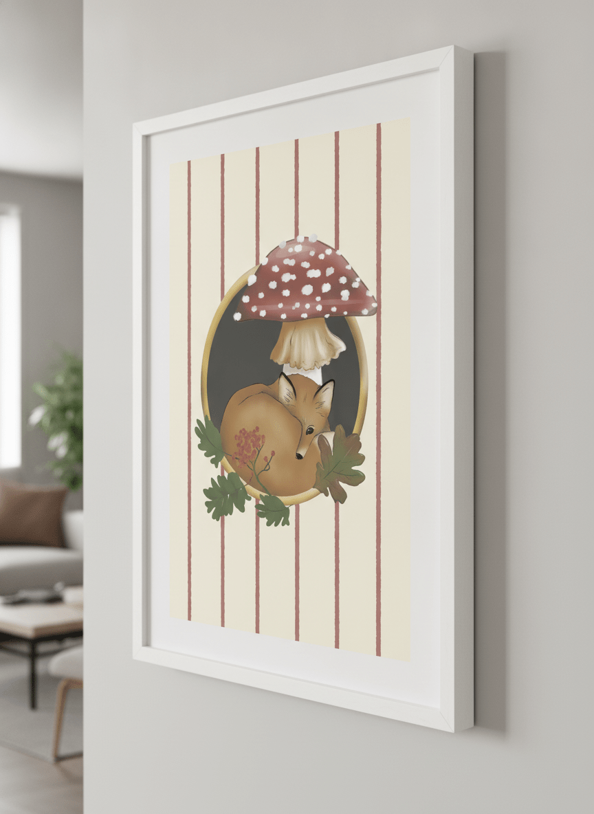 Modern wall art styled above a sofa in a neutral living room
