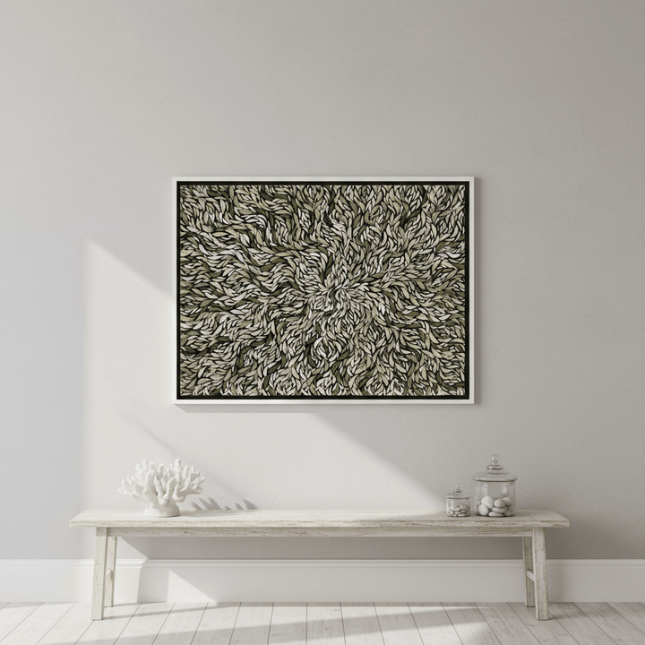 Baibaiye Healing Leaves Green Tone by Emma Rigney wall - art - picture - poster
