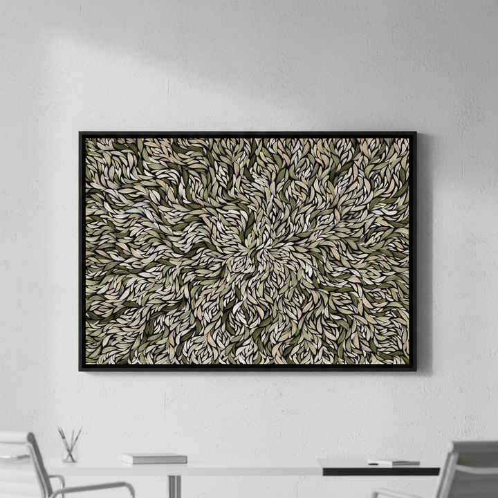 Baibaiye Healing Leaves Green Tone by Emma Rigney wall - art - picture - poster