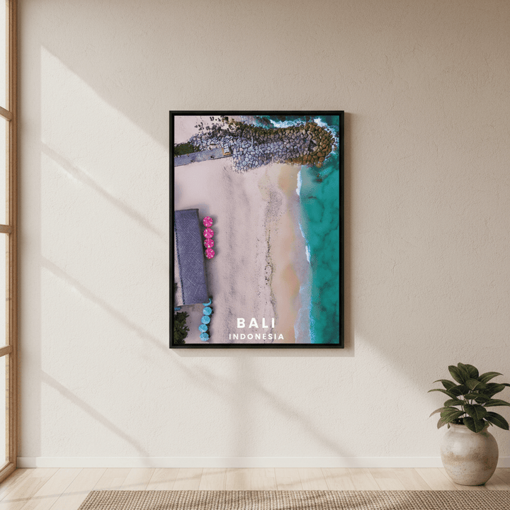 Bali Beach Travel Poster, Indonesia by L10 wall - art - picture - poster