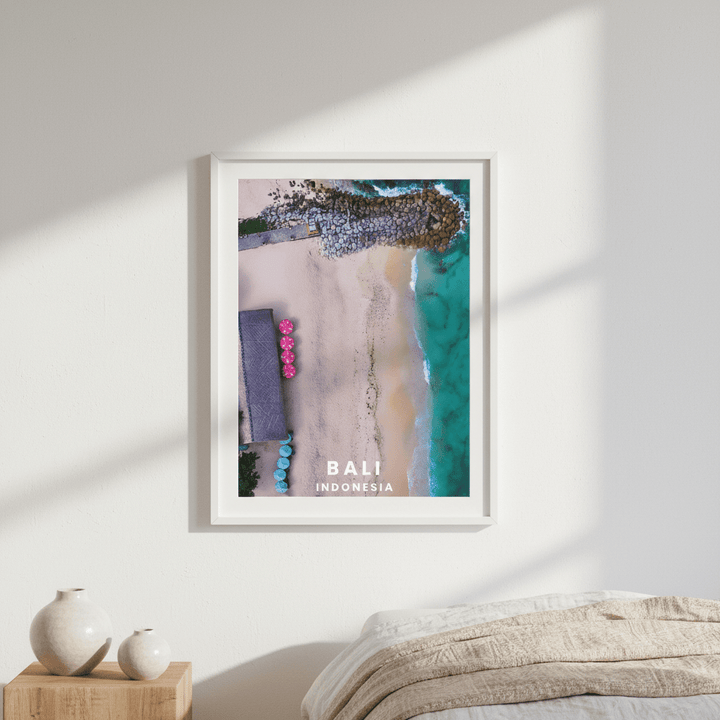 Bali Beach Travel Poster, Indonesia by L10 wall - art - picture - poster