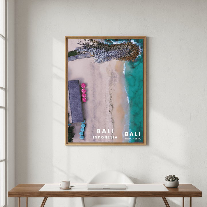 Bali Beach Travel Poster, Indonesia by L10 wall - art - picture - poster