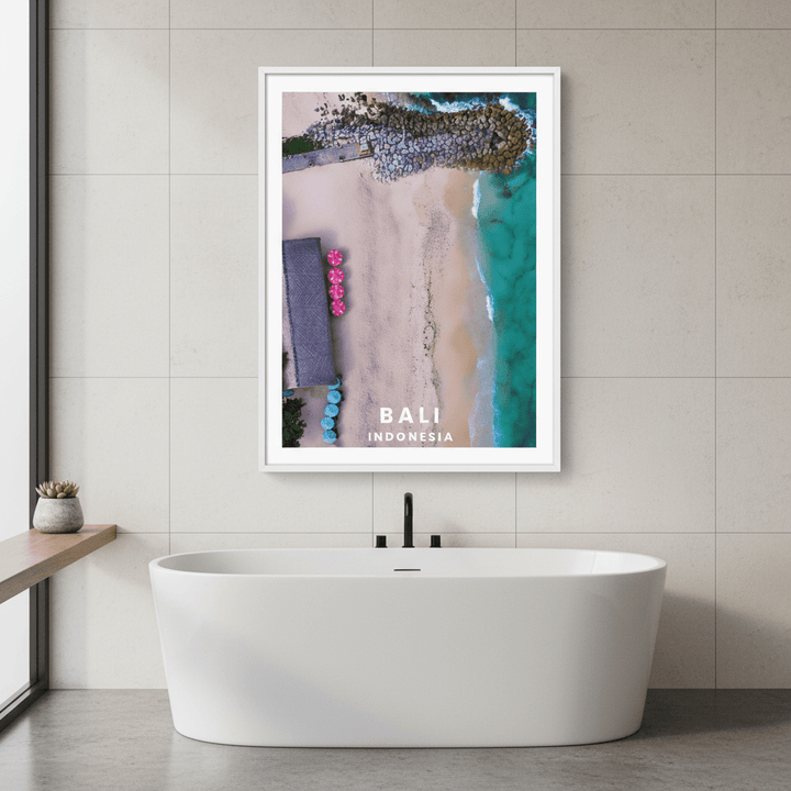 Bali Beach Travel Poster, Indonesia by L10 wall - art - picture - poster