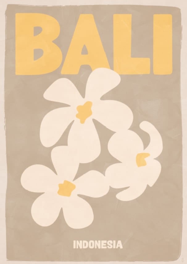 Bali Flower Posteria By La Posteria Bali