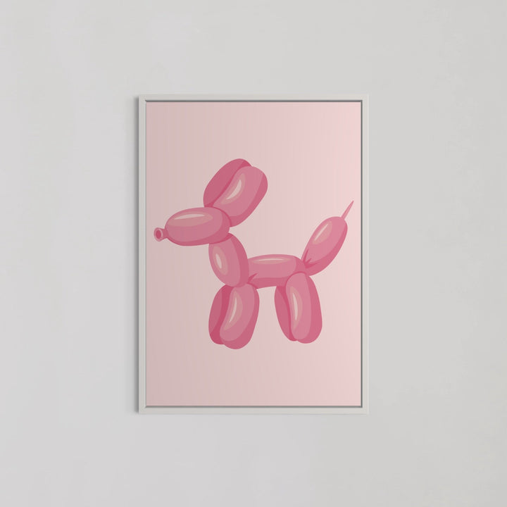 Balloon Dog Drop Funny Wall Art - Style My Wall