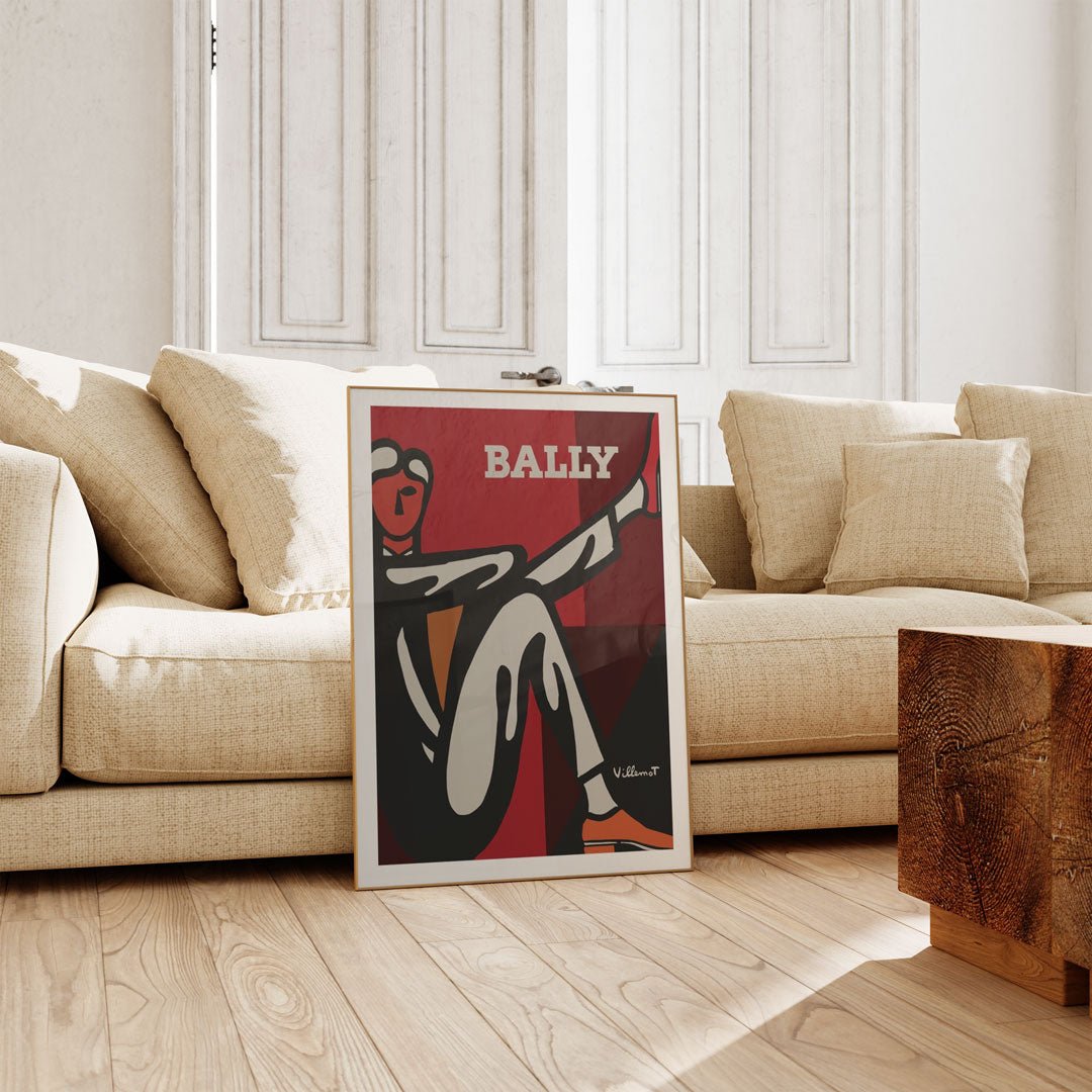 Bally Diptyque Man Wall Art by Villemot - Style My Wall