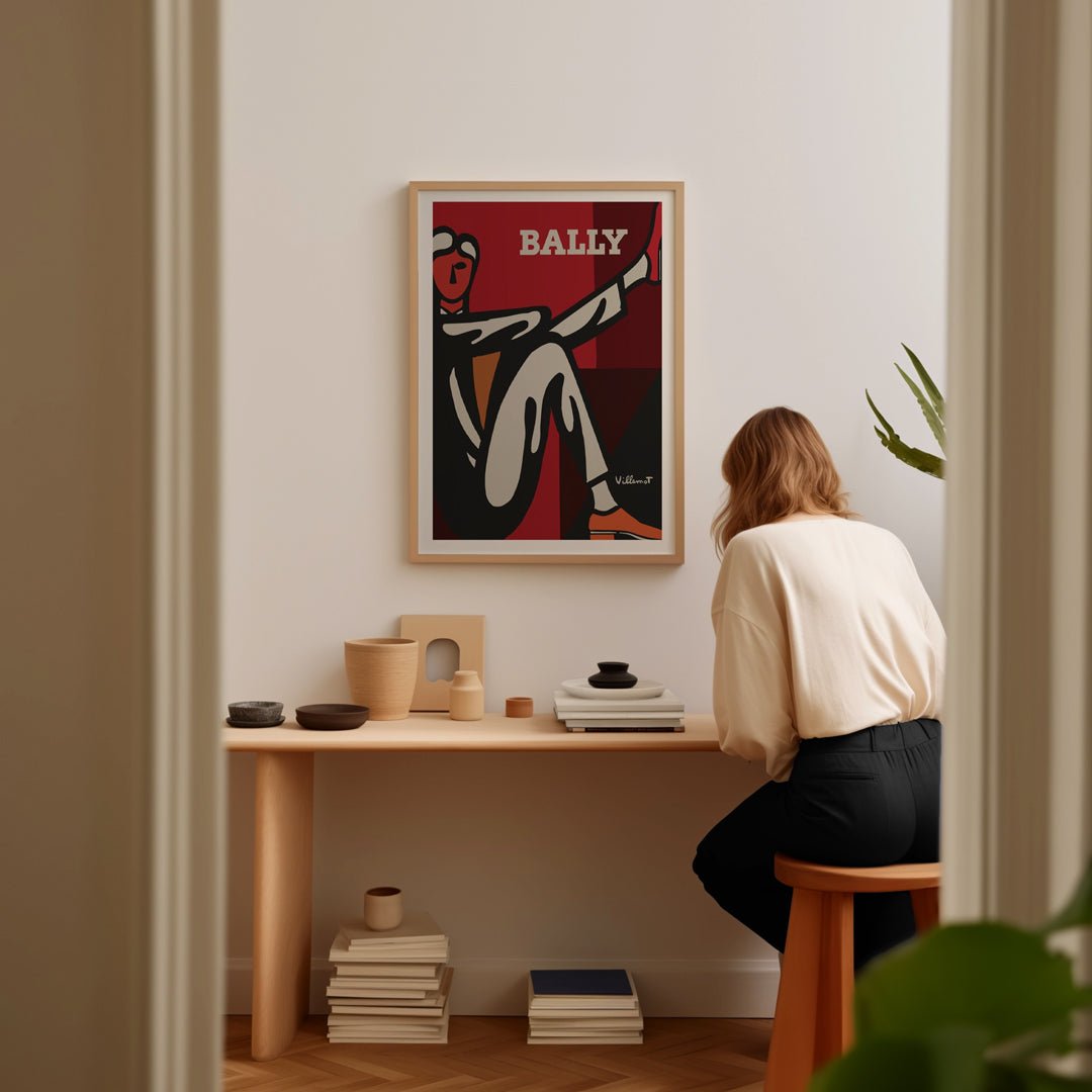 Bally Diptyque Man Wall Art by Villemot - Style My Wall