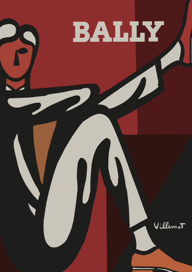 Bally Diptyque Man Wall Art by Villemot