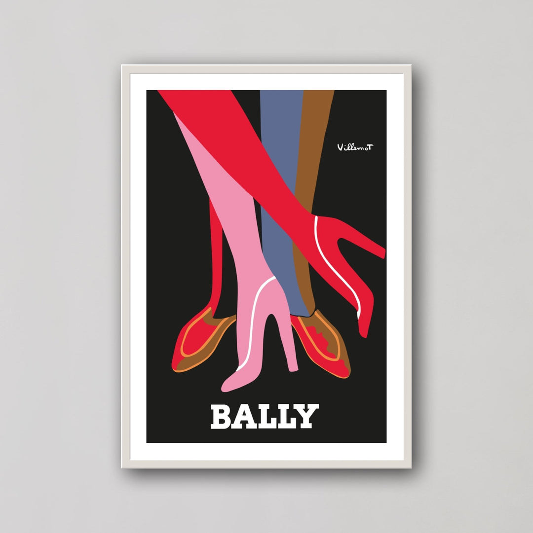 Bally Legs Wall Art Print by Bernard Villemot - Style My Wall