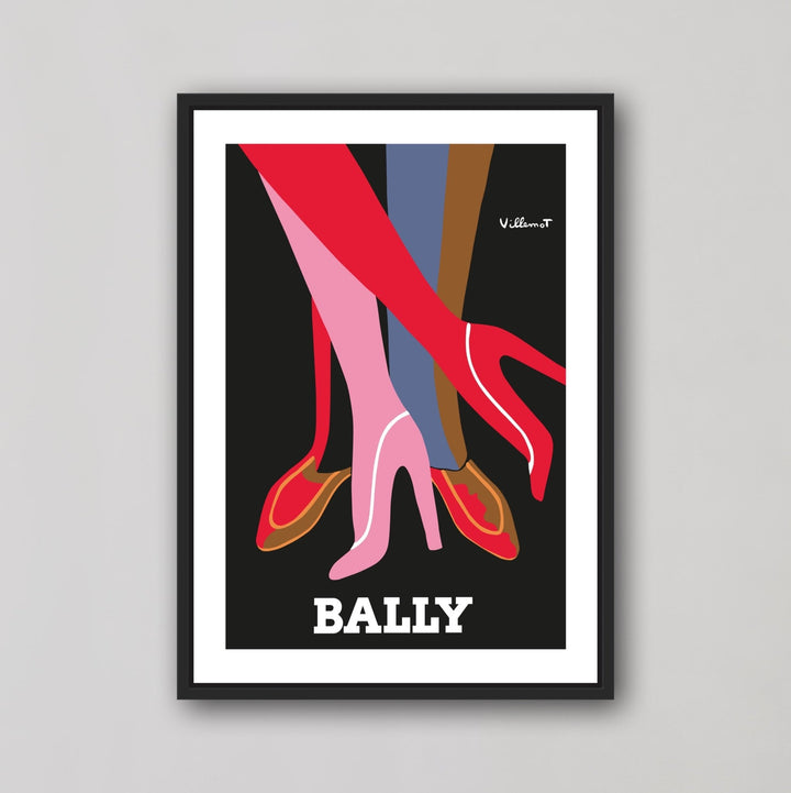 Bally Legs Wall Art Print by Bernard Villemot - Style My Wall