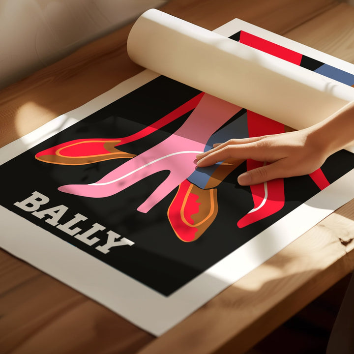 Bally Legs Wall Art Print by Bernard Villemot - Style My Wall