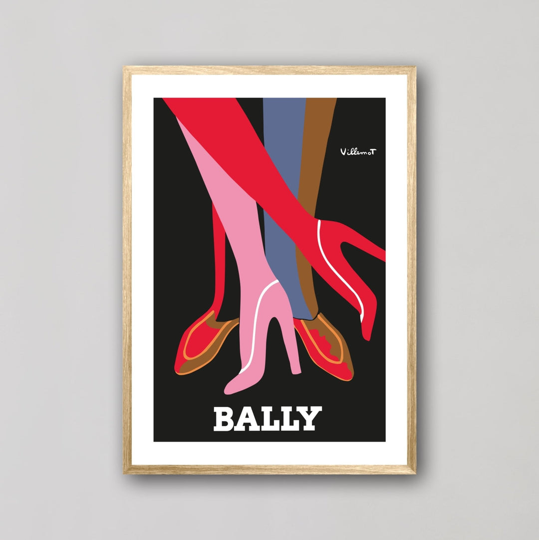 Bally Legs Wall Art Print by Bernard Villemot - Style My Wall