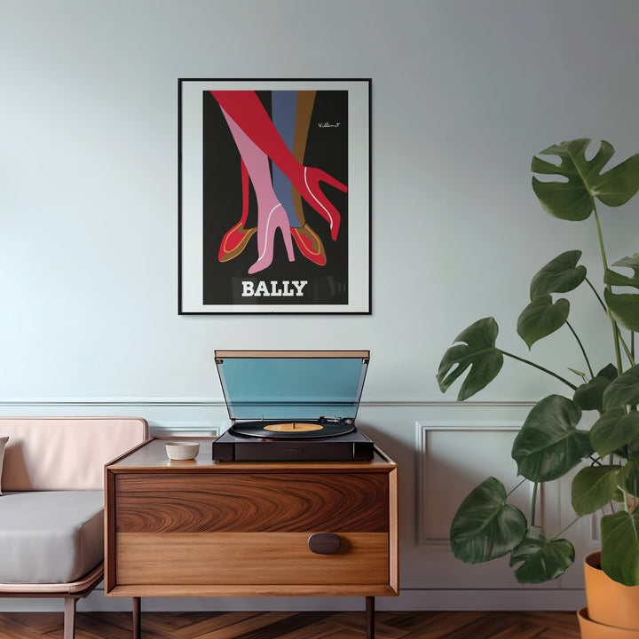 Bally Legs Wall Art Print by Bernard Villemot - Style My Wall