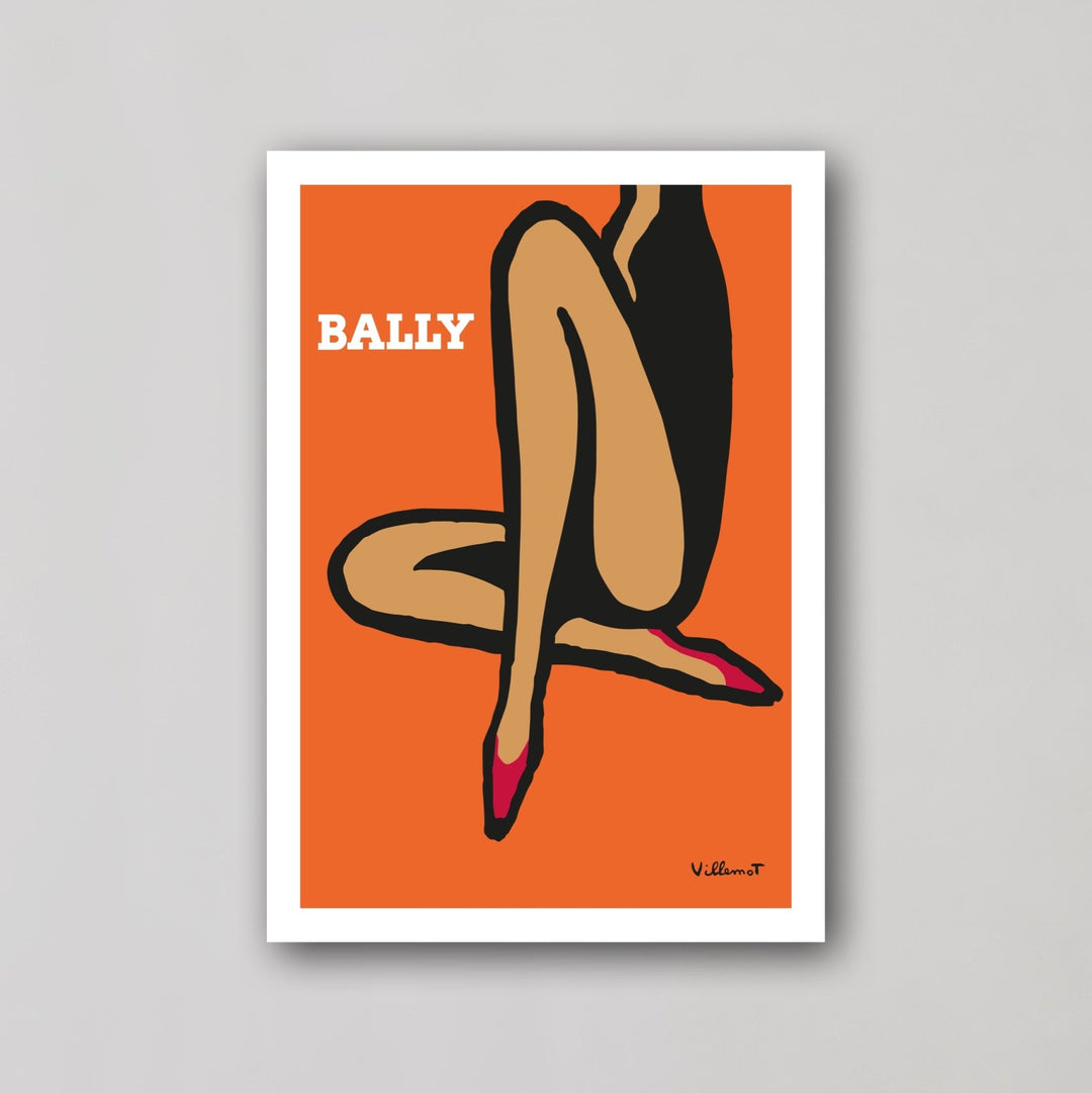 Bally Orange Legs by Bernard Villemot - Style My Wall