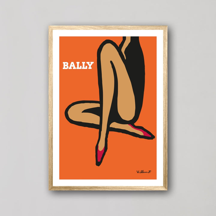 Bally Orange Legs by Bernard Villemot - Style My Wall