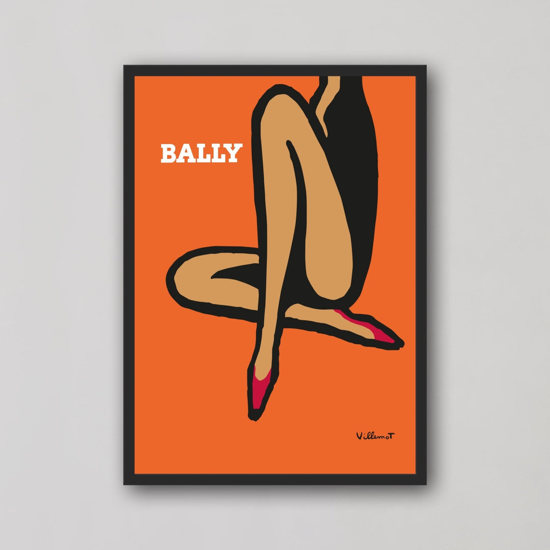 Bally Orange Legs by Bernard Villemot - Style My Wall