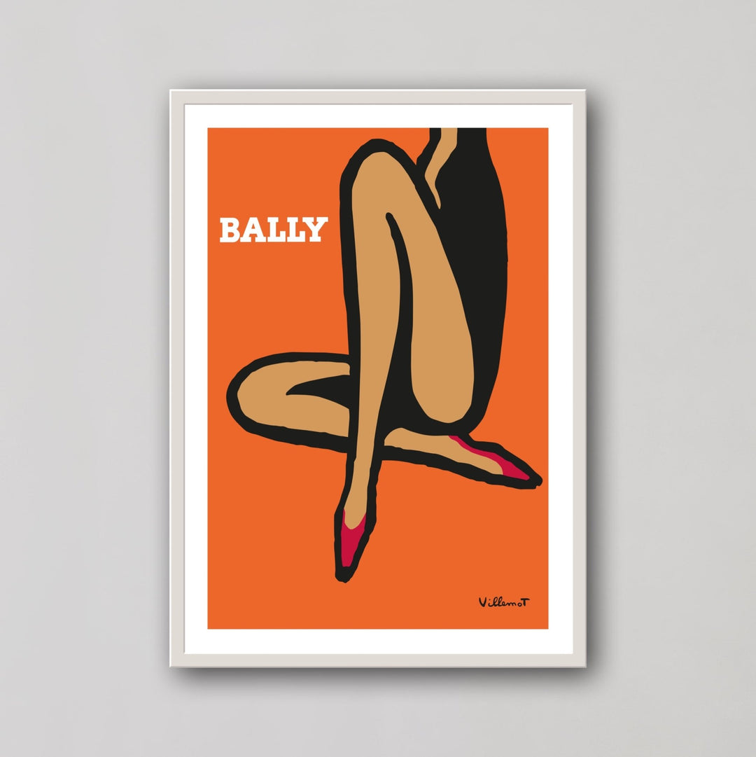 Bally Orange Legs by Bernard Villemot - Style My Wall