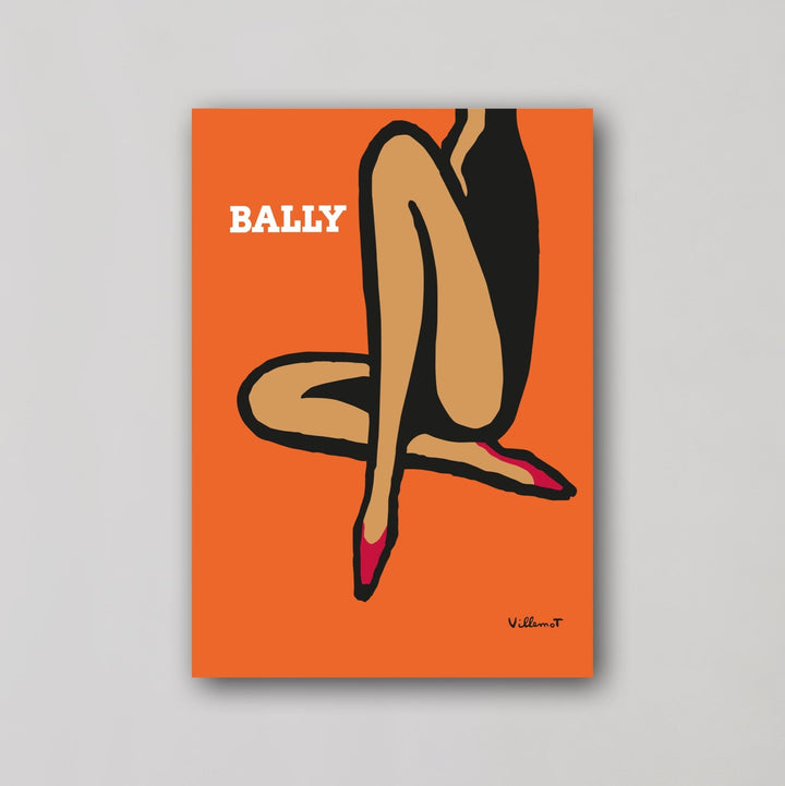 Bally Orange Legs by Bernard Villemot - Style My Wall