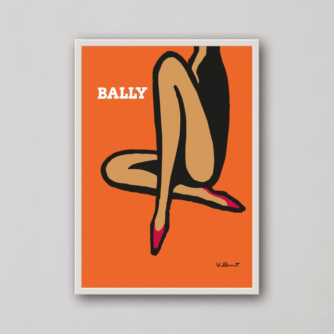 Bally Orange Legs by Bernard Villemot - Style My Wall