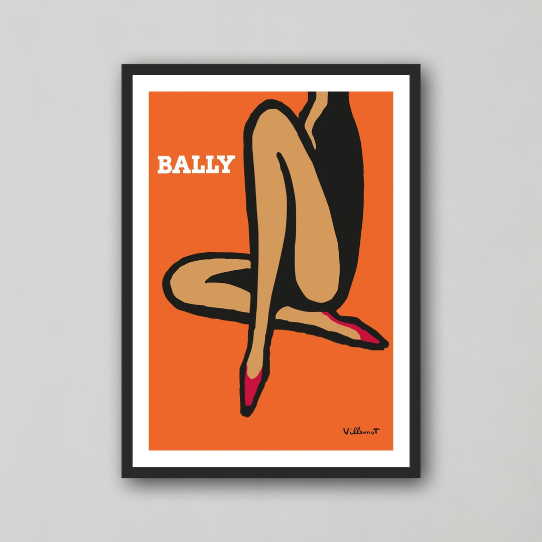 Bally Orange Legs by Bernard Villemot - Style My Wall