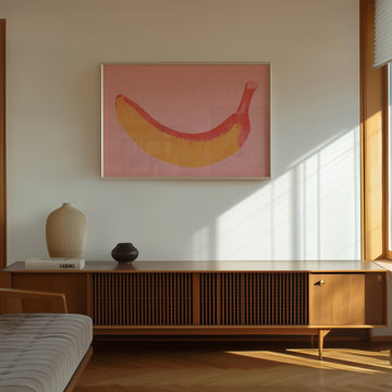 Banana Pop by Maison Bootsy,gallery wall,timber border