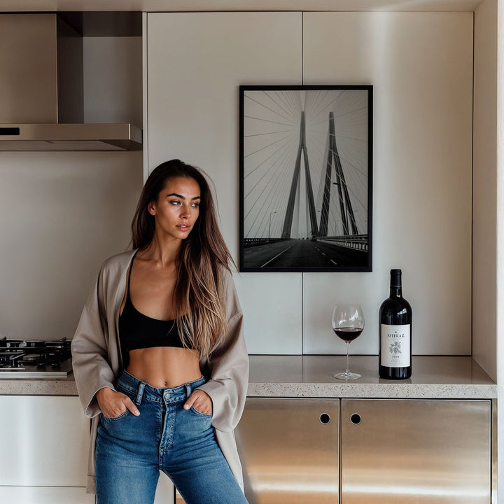 Bandra Bridge by Nicole Hunter wall - art - picture - poster