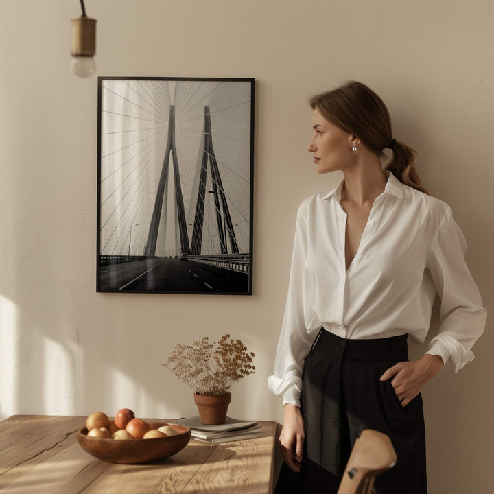 Bandra Bridge by Nicole Hunter wall - art - picture - poster