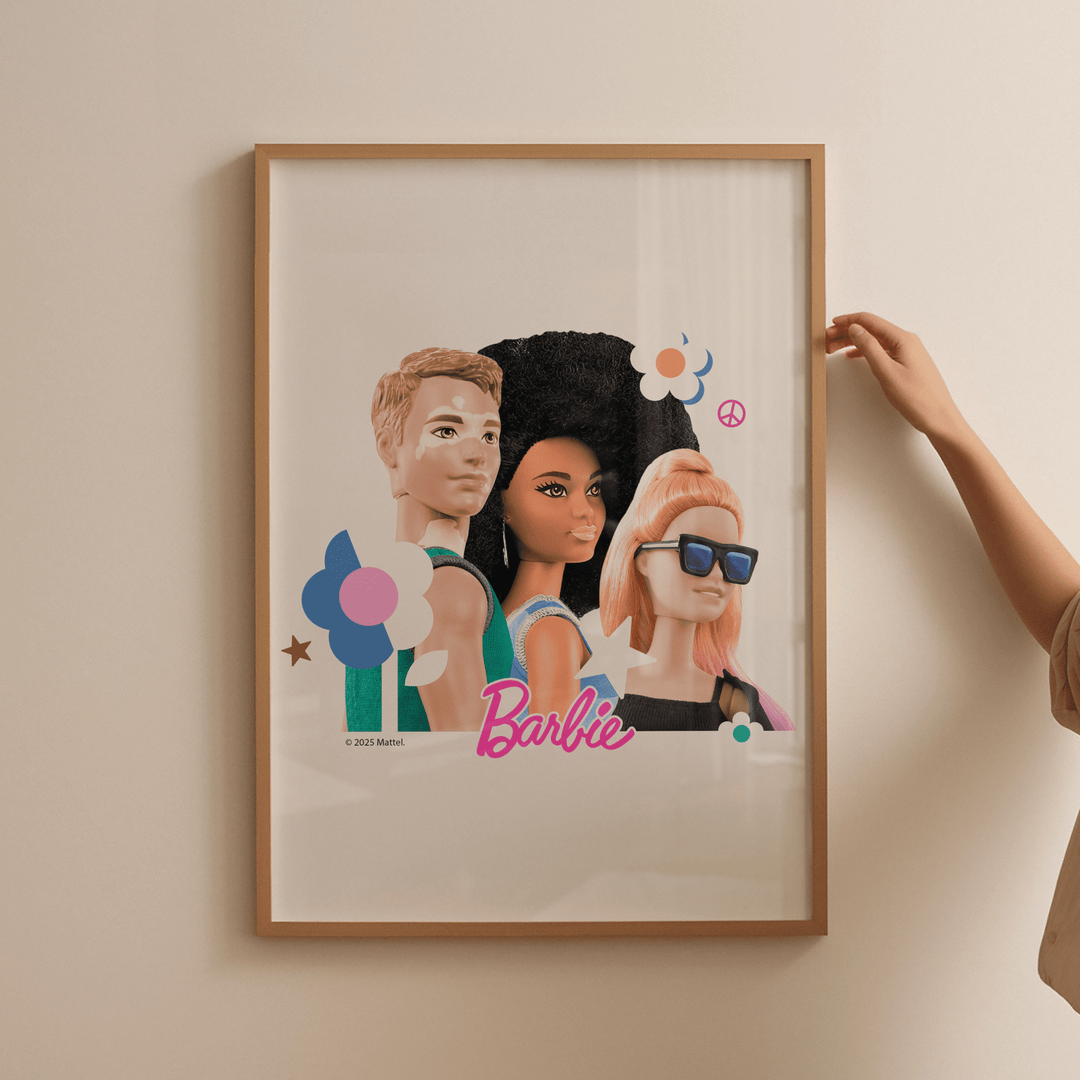 Barbie 3 Model Retro Vintage Poster wall - art - picture - poster