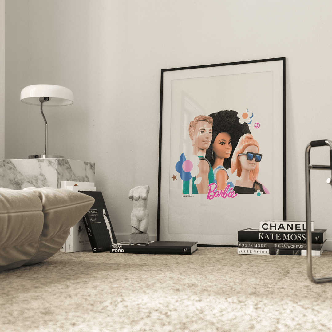 Barbie 3 Model Retro Vintage Poster wall - art - picture - poster