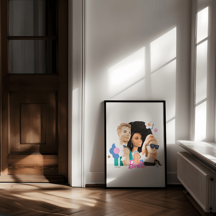 Barbie 3 Model Retro Vintage Poster wall - art - picture - poster