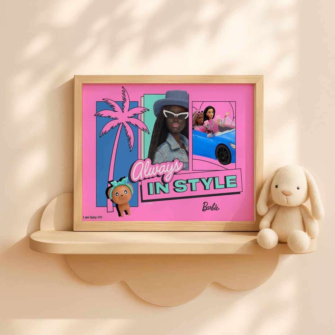 Barbie Always in Style Landscape Print wall - art - picture - poster