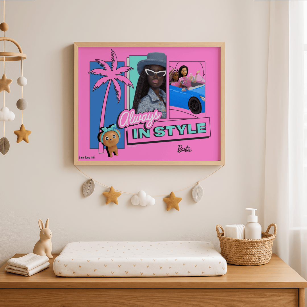 Barbie Always in Style Landscape Print wall - art - picture - poster