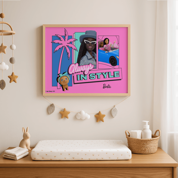 Barbie Always in Style Landscape Print wall - art - picture - poster