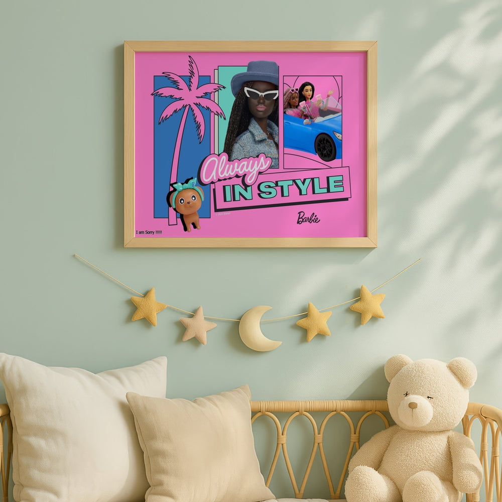 Barbie Always in Style Landscape Print wall - art - picture - poster