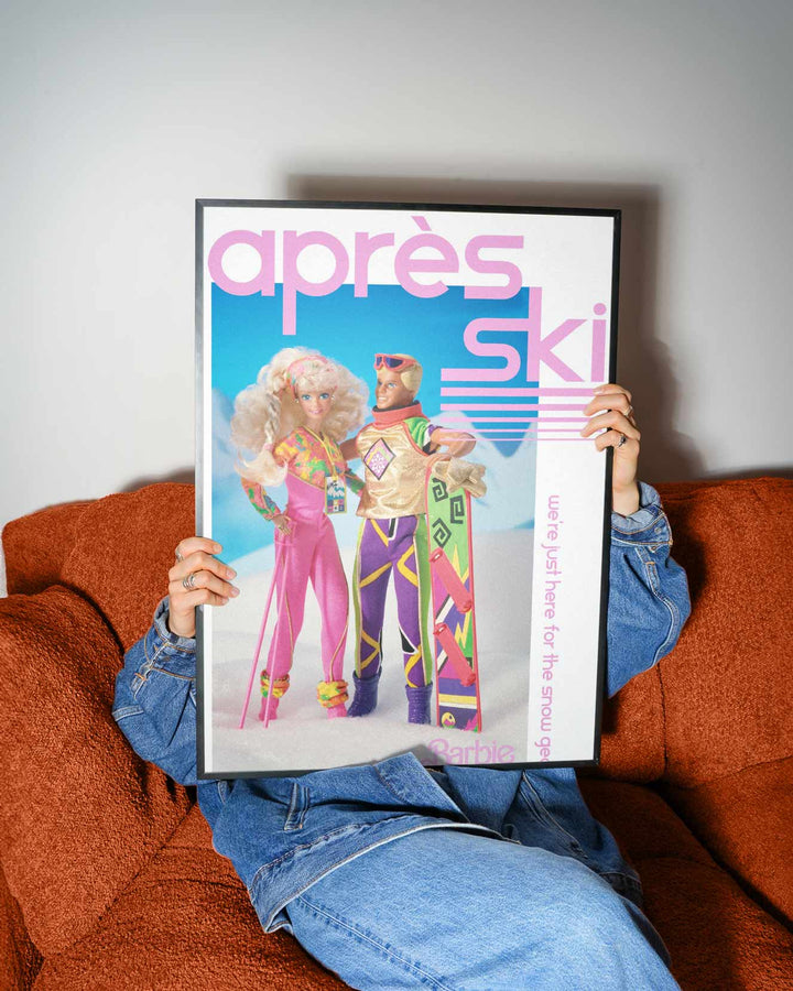 Barbie Apres Ski Retro Print wall - art - picture - poster