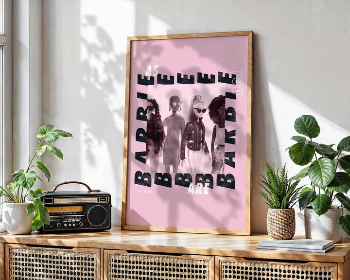 Barbie As You Are Wall Art Print wall - art - picture - poster