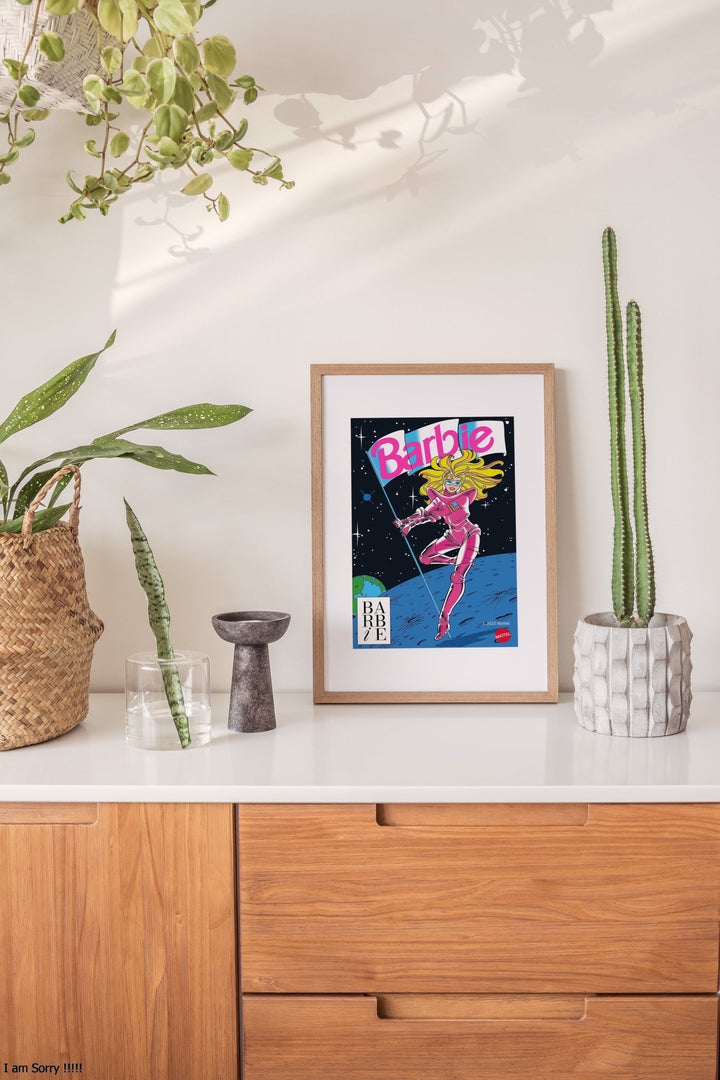 Barbie Astro Retro Print wall - art - picture - poster