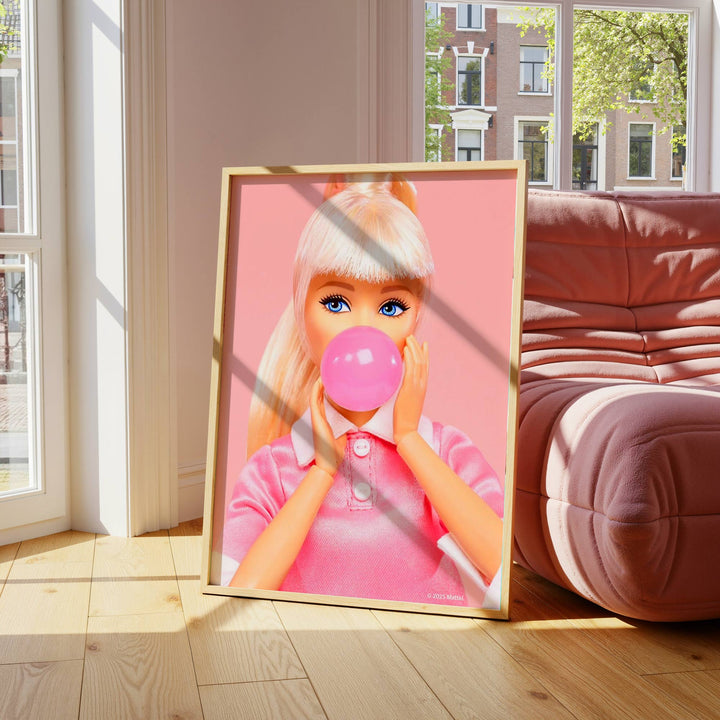Barbie Bubblegum Print wall - art - picture - poster