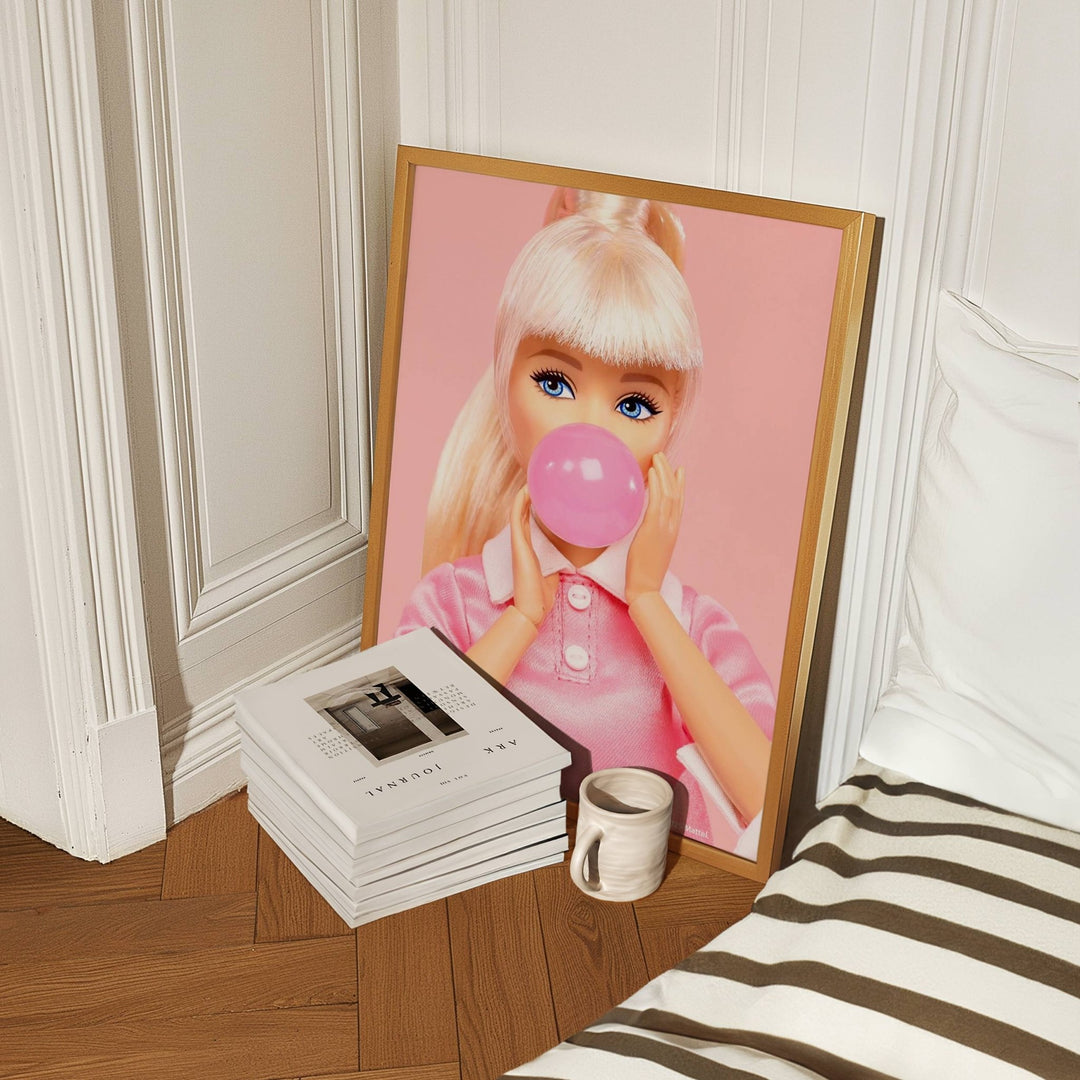 Barbie Bubblegum Print wall - art - picture - poster