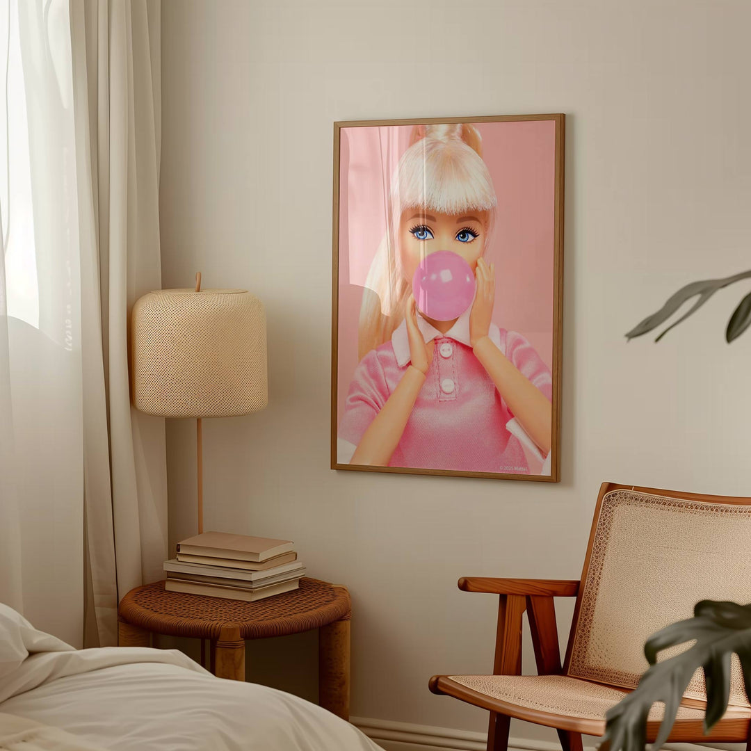 Barbie Bubblegum Print wall - art - picture - poster