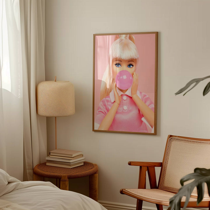 Barbie Bubblegum Print wall - art - picture - poster