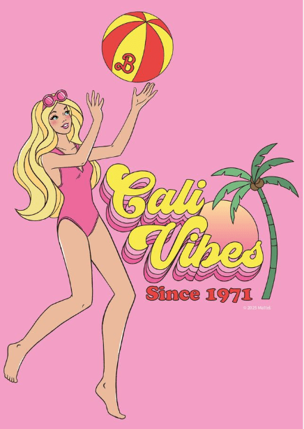Barbie Cali Vibes since 1971,frame