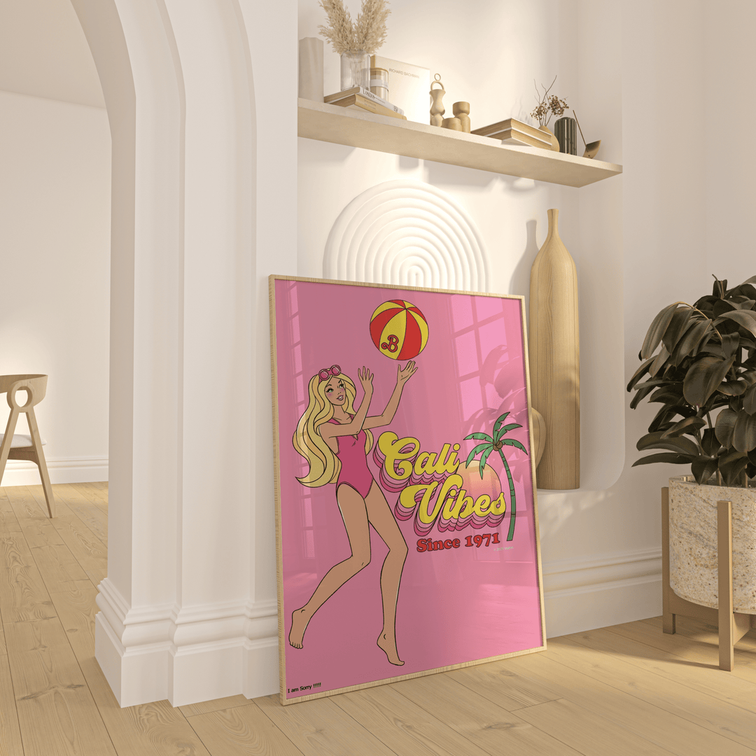 Barbie Cali Vibes since 1971 wall - art - picture - poster