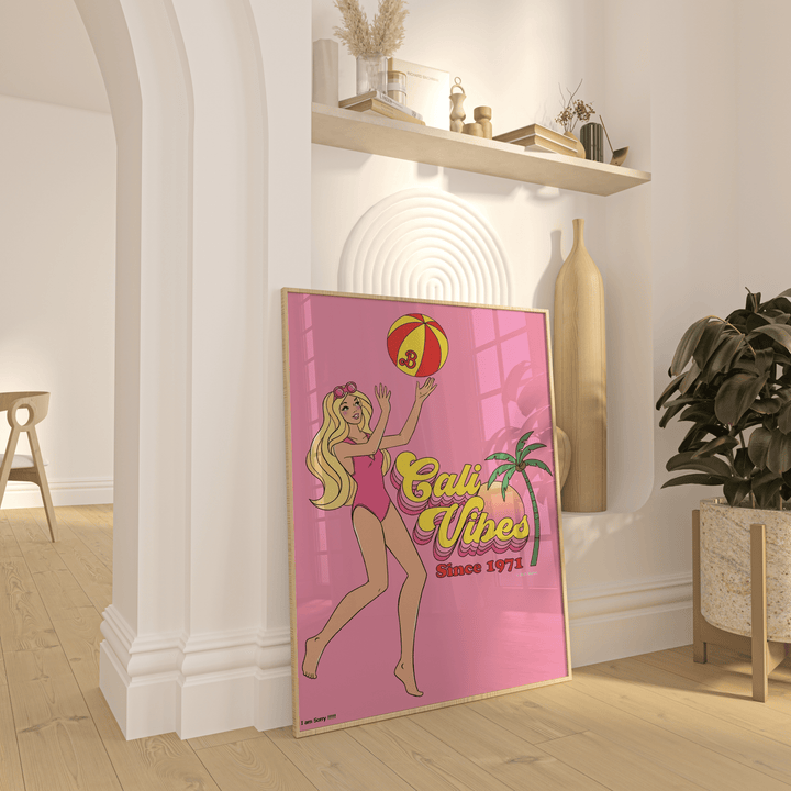 Barbie Cali Vibes since 1971 wall - art - picture - poster