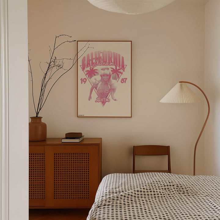Barbie California Dream 1987 Retro Miami Print wall - art - picture - poster