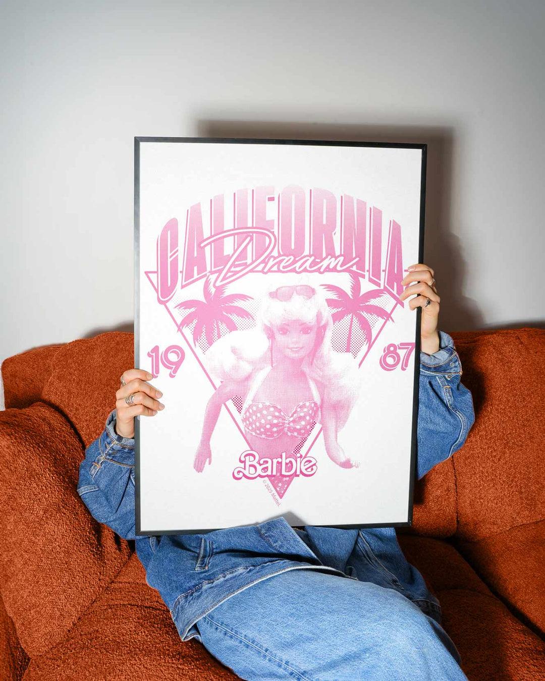 Barbie California Dream 1987 Retro Miami Print wall - art - picture - poster
