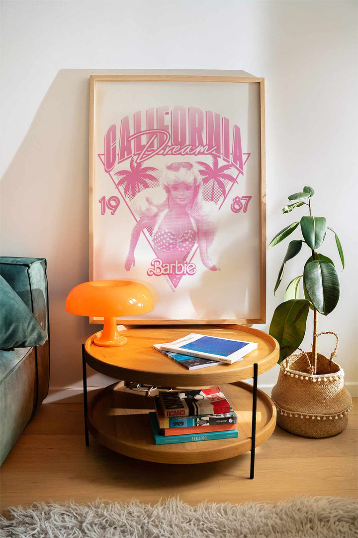 Barbie California Dream 1987 Retro Miami Print wall - art - picture - poster