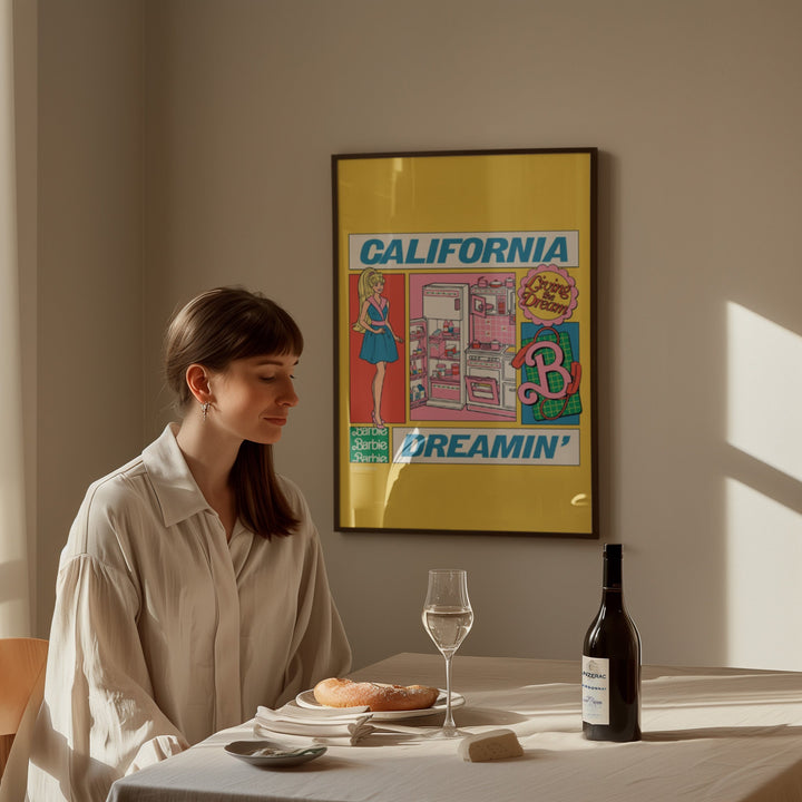 Barbie California Dreamin Wall Art Print wall - art - picture - poster