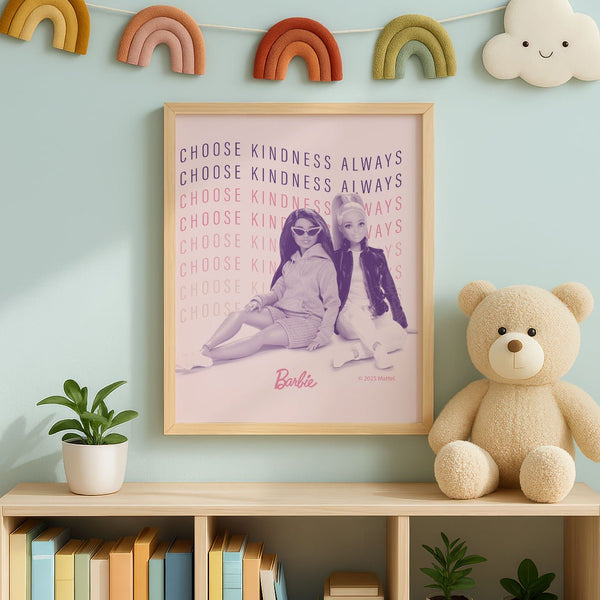 Barbie Choose Kindness Always Print