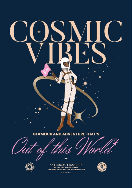 Barbie Cosmic Vibes Portrait Print,frame